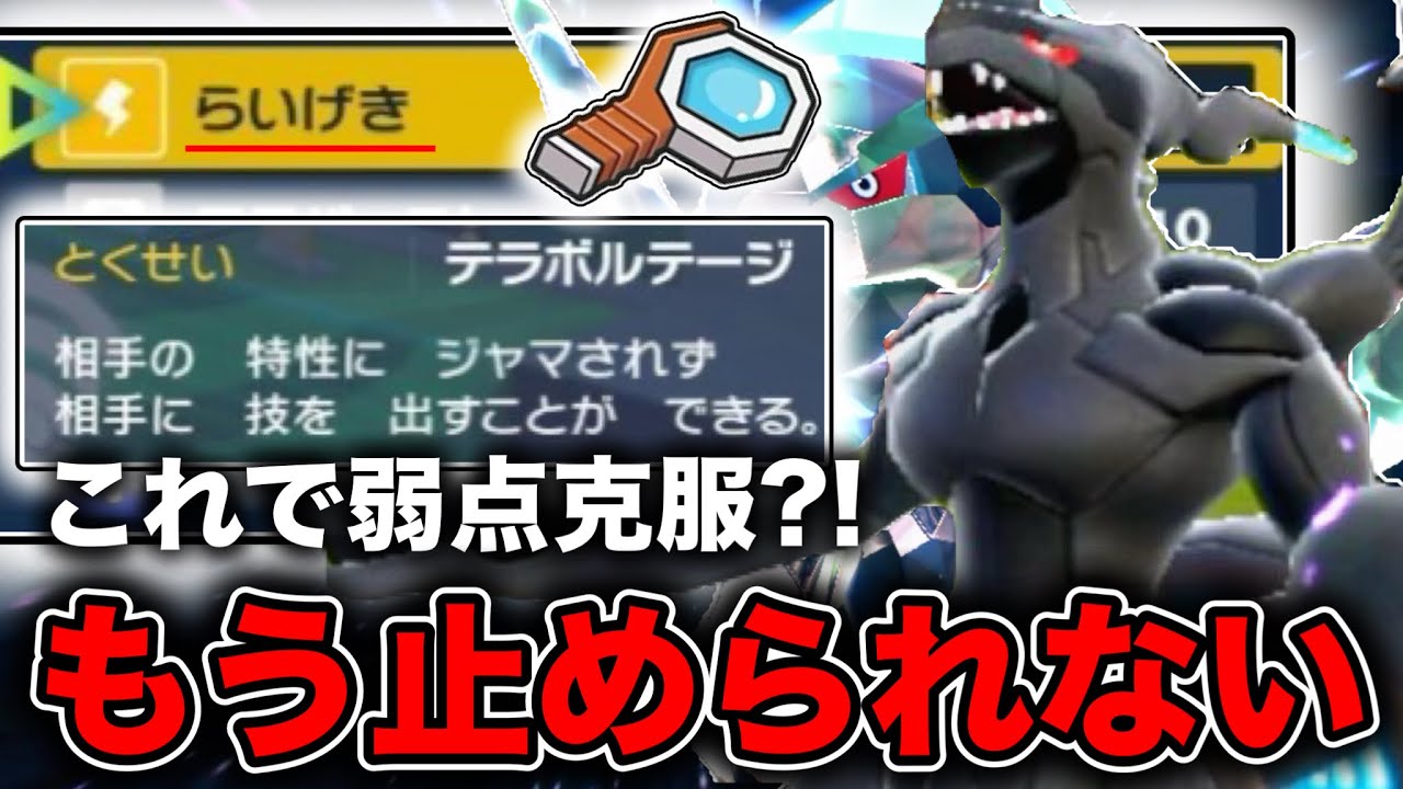 安定した火力を安全に打てるゼクロムだったら皆さん使いますよね？！【ポケモンSV】