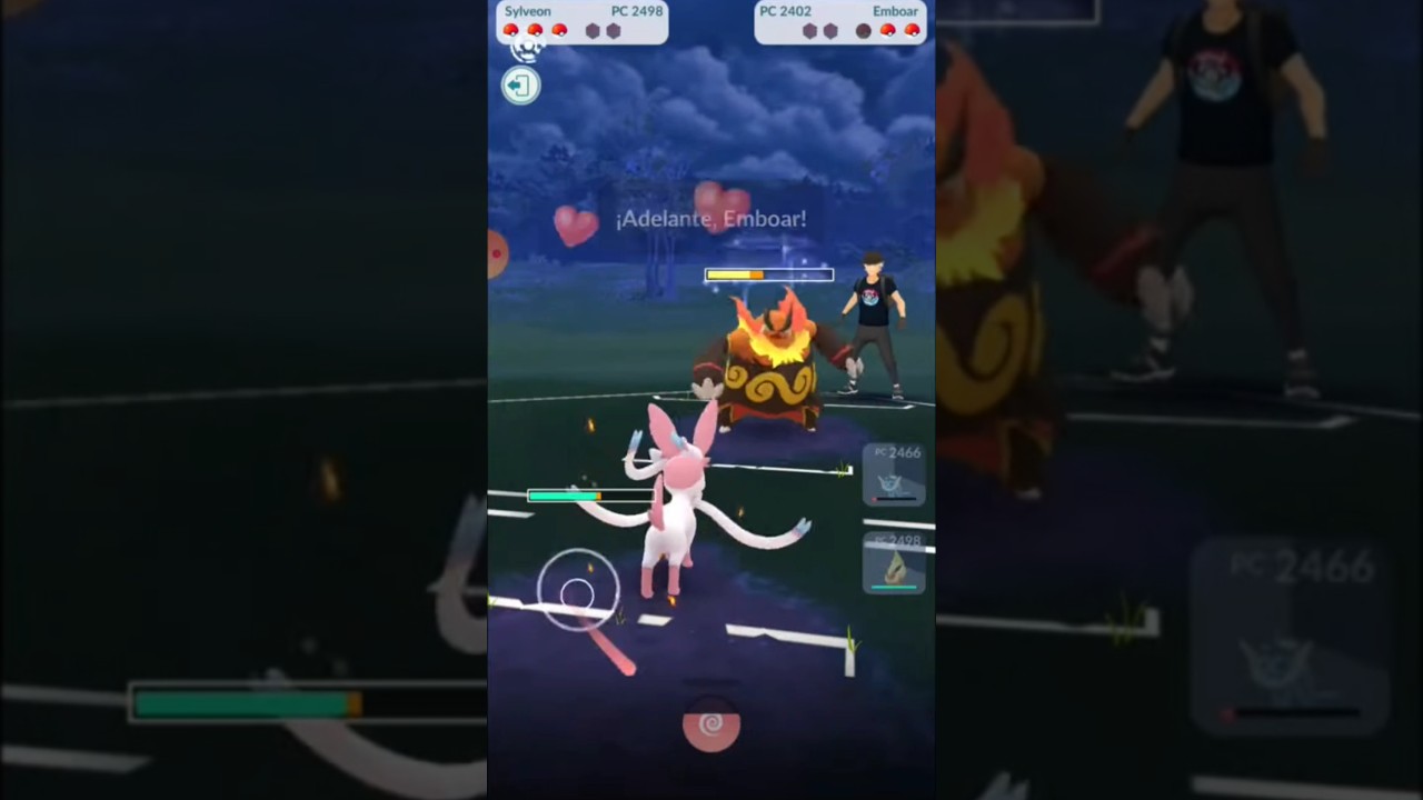 Pokémon go pvp - ¿Quién ganaría una batalla entre sylveon y emboar?