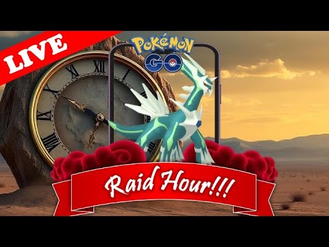 【🔴LIVE】レイドアワー: ディアルガ大量発生!!「✨色違いゲットだぜ!!✨」【ポケモンGO】