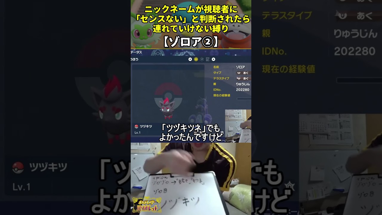 【ポケモンSV】ハイセンスニックネーム縛り命名集(ゾロア②)