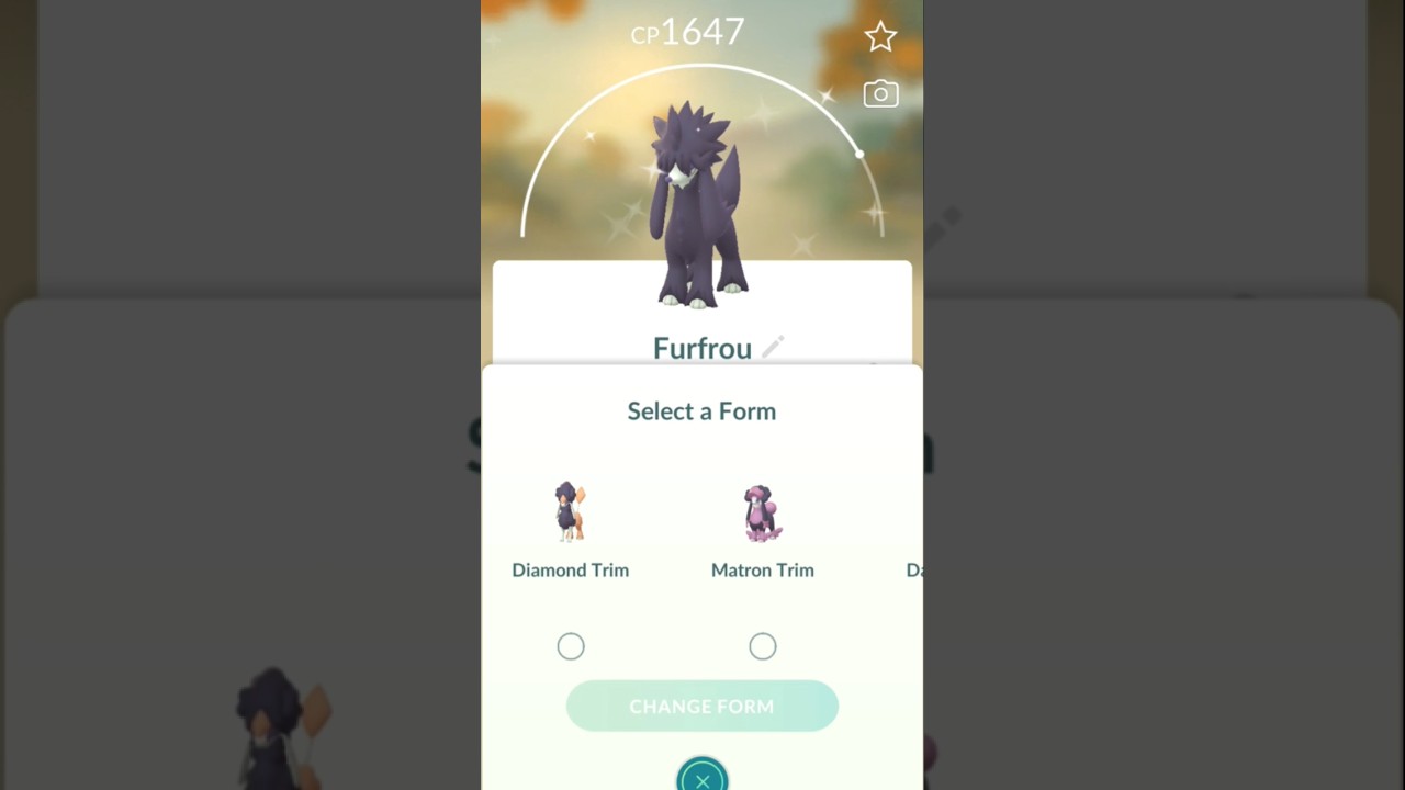 Shinies furfrou change forms.. #pokemongo #subscribe #comment