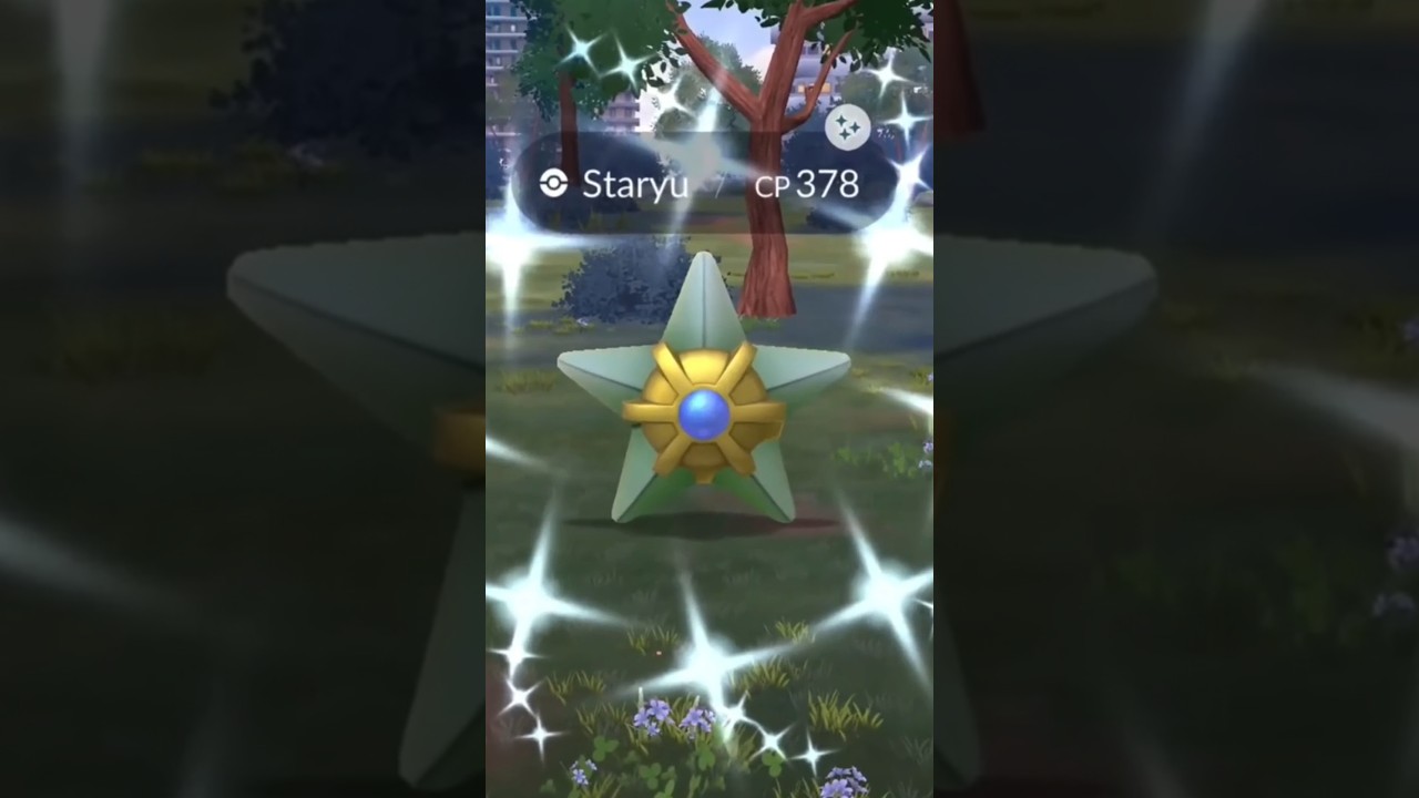 😮 First Ever ✨ Shiny Staryu In Pokemon Go! #pokmongo #pokemon #ポケモンgo