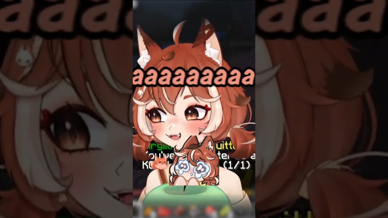 Miam du bon Laporeille là 😈  #vtuber  #minecraft  #funny