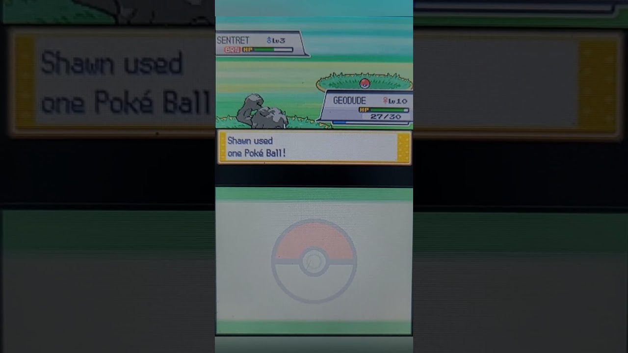 Pokémon Heartgold (p24) - Catching Pokémon Sentret