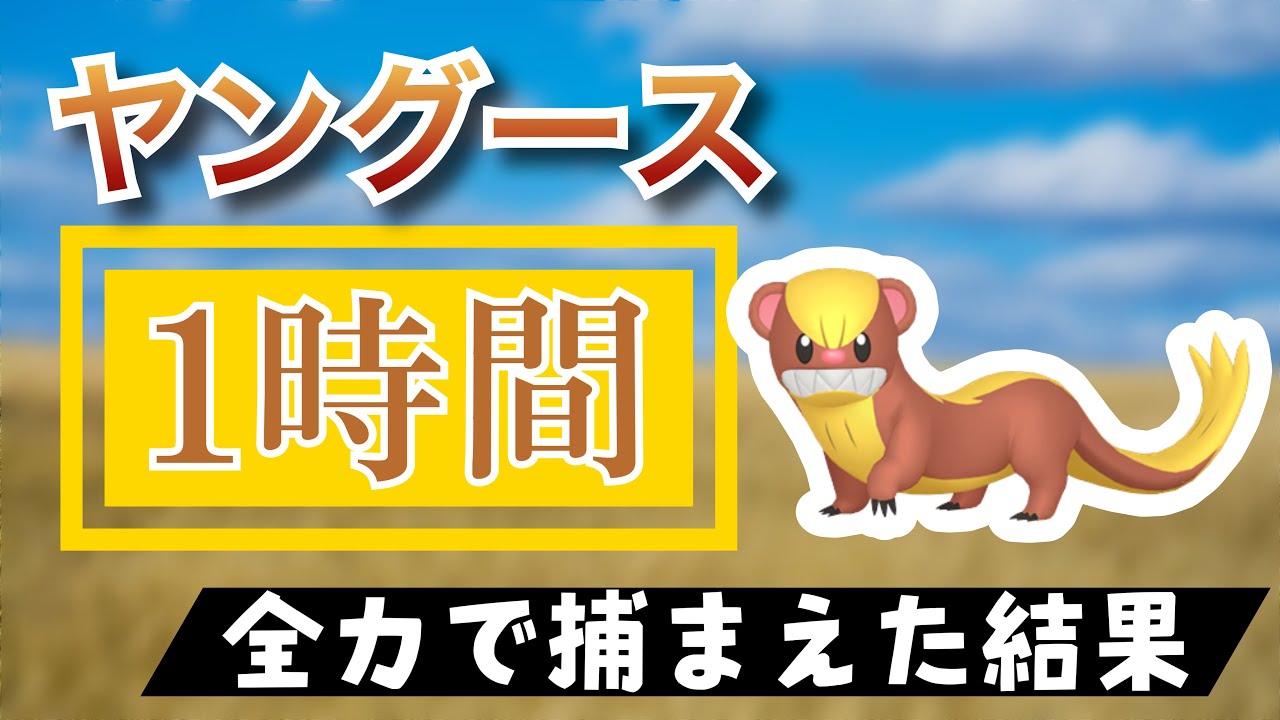 【ポケモンGO】田舎でヤングースのスポットライトアワーをやった結果