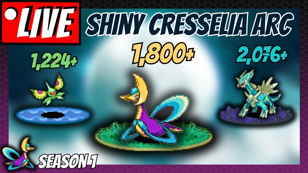 29/01/25 - LIVE shiny hunting for Cresselia, Dialga & Masquerain! [SEASON 1]
