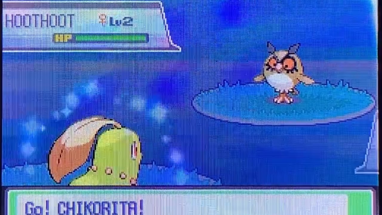 (Live) Shiny Chikorita After Only 90 Seen In Pokemon Heart Gold!