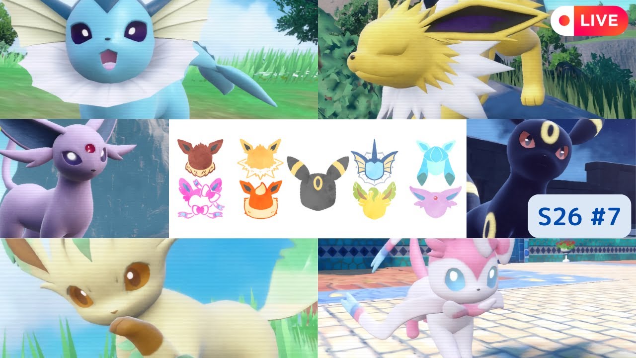 【ブイズ統一】 今月最後のランクマ配信！ 【ポケモンSV】