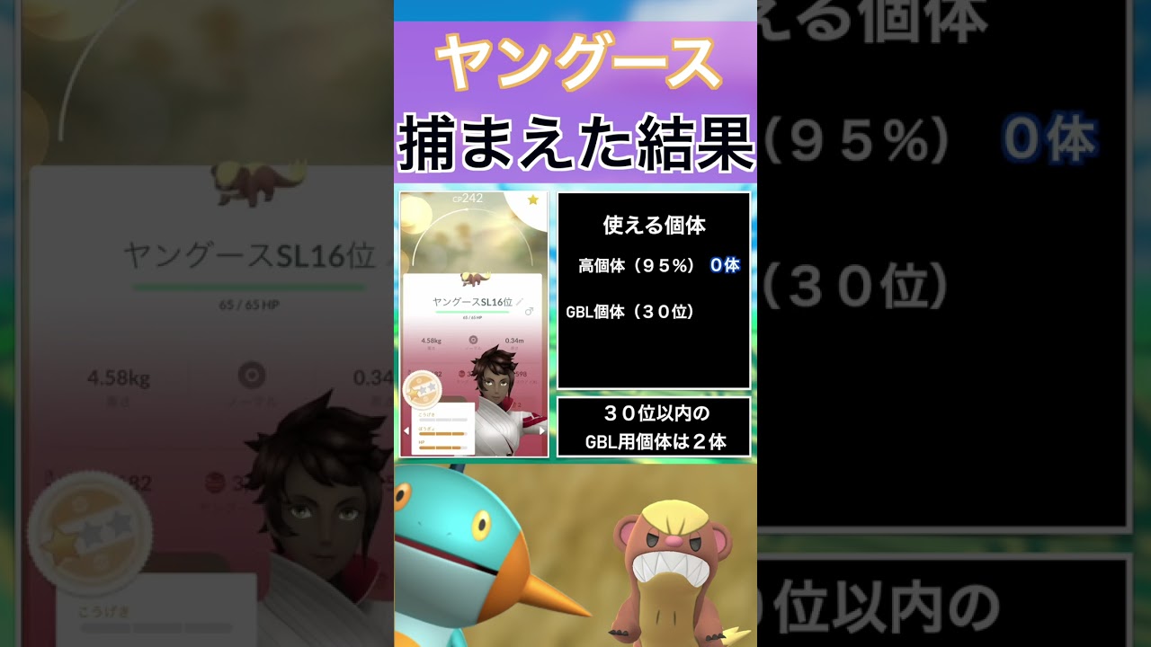 【ポケモンGO】田舎でヤングースのスポットライトアワーをやった結果 #shorts #pokemon #ポケモンgo