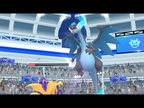 【ポケモンGO】メガリザードンXソロ討伐！！