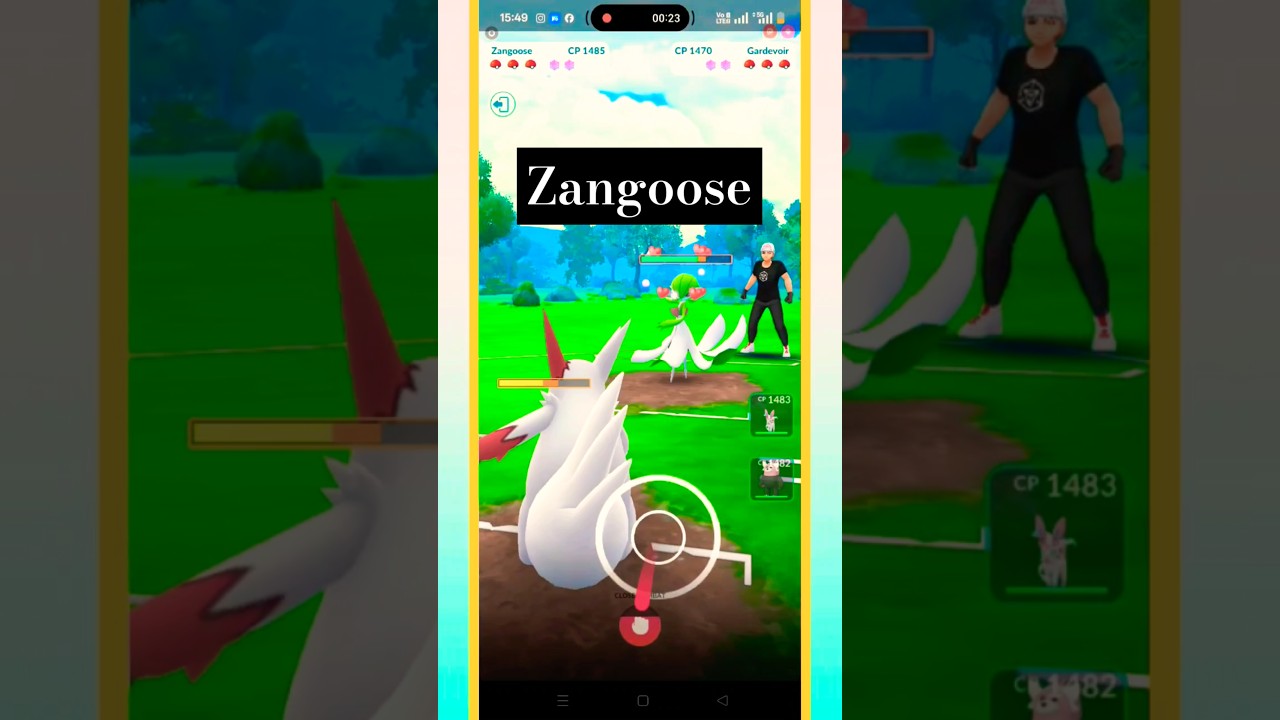 Using Zangoose In Great League 🤯 @pokemongo #shorts #ytshorts