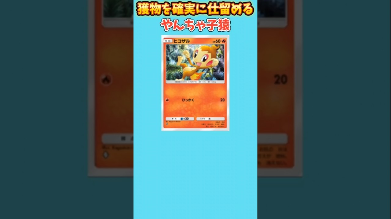 【ポケモン】獲物を確実に仕留めるやんちゃ子猿「ヒコザル」【ポケモン解説員】#ダイヤモンドパール#ポケポケ#ポケモン解説員