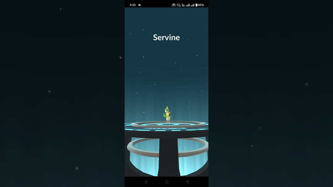 #pokemongo | Snivy evolves into Servine #pokemon #games
