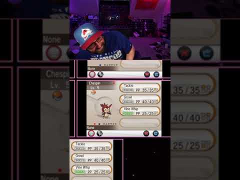 Shiny female Chespin in only 645 resets! | #sbcoop on #Twitch
