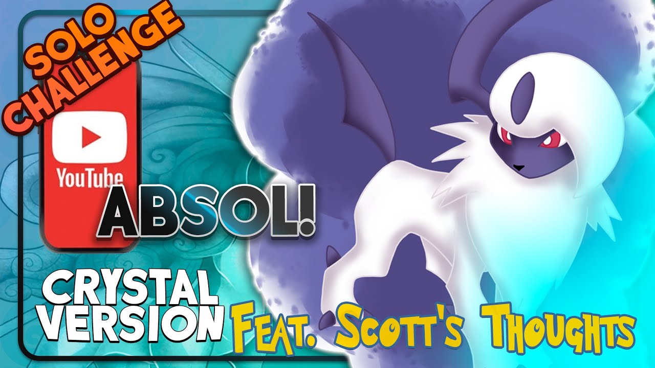 How Fast Can I Beat Pokemon Crystal with Absol Only? PhoneVersion Feat. @ScottsThoughtsPokemon
