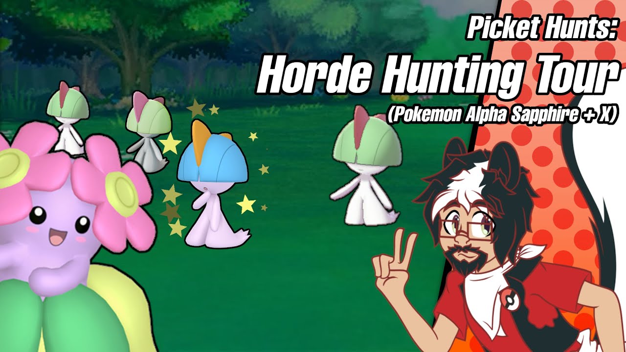 FOR THE HORDE!!! Catching every Horde Encounter in Generation 6 Pokemon (Roselia Found!)