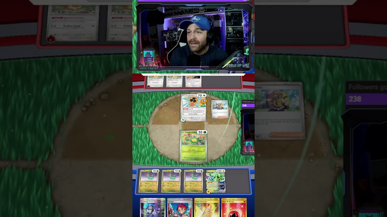 Acknowledging the opponent misplaying the Noctowl before Flareon. Bud... | #forcexofxwill on #Twitch