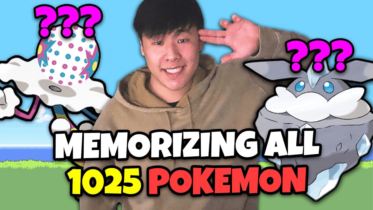 Using ONLY MEMORY To Name 1025 Pokémon
