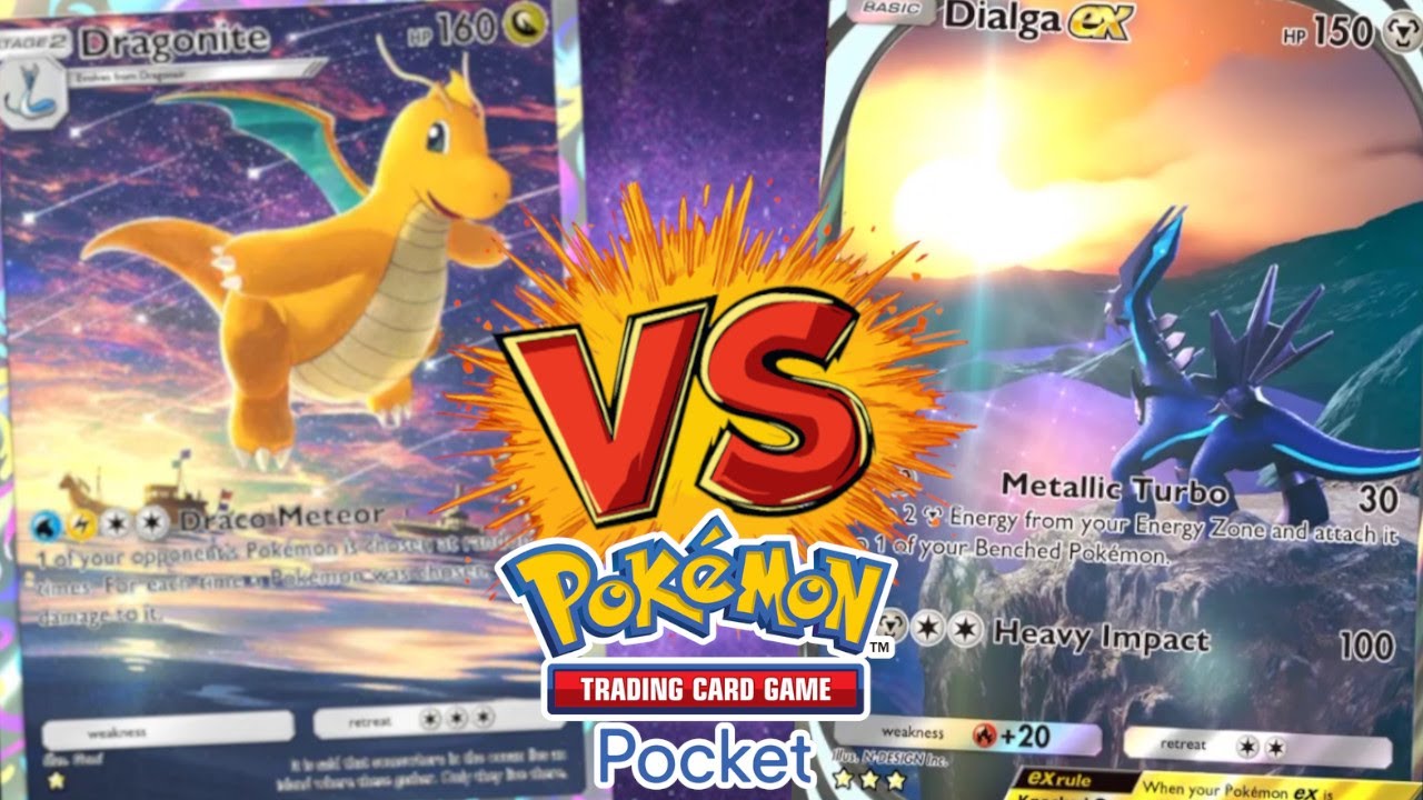 Dragonite & Articuno ex VS Dialga ex