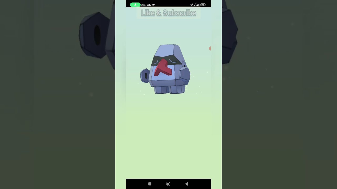 Egg Hatch Nosepass#pokemongame #pokemon #pokemongo #nosepass #shorts #egghatch #egghatching#hatching