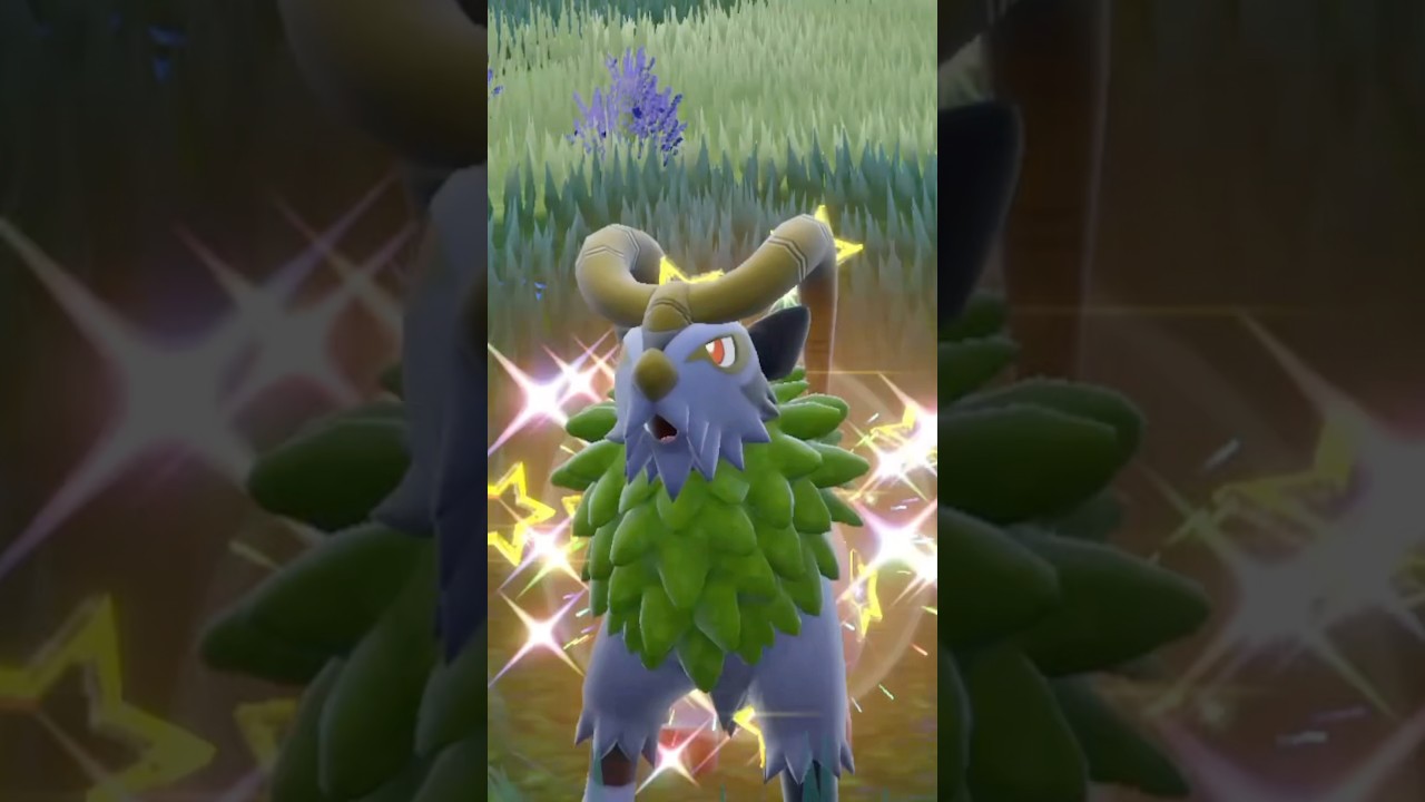 Shiny Gogoat in Pokemon Violet! #foryou #pokemon