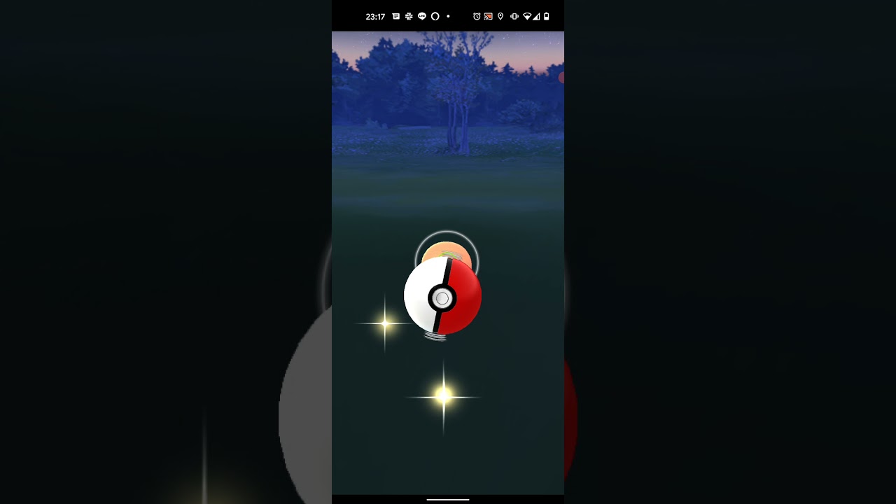 【ポケモンGO】ナックラーをワンショット・エクセレント・カーブスローでゲットしただけの動画（今日の１匹目ボーナス付）