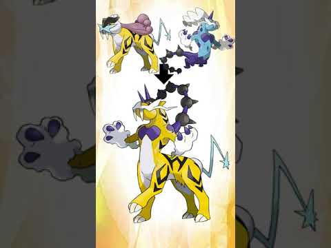 合成【ライコウ】＋【ボルトロス】雷獣ポケモン作った　#パラドックスライコウ