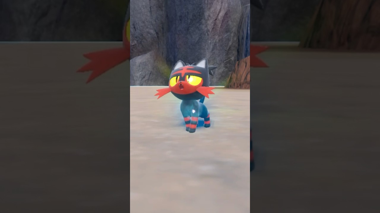 【ポケモンSV】自己満動画。進化したら首輪みたいなのつけるんや🤤✨#shorts #short #ニャビー#ニャヒート#ポケモンsv #youtubeshorts