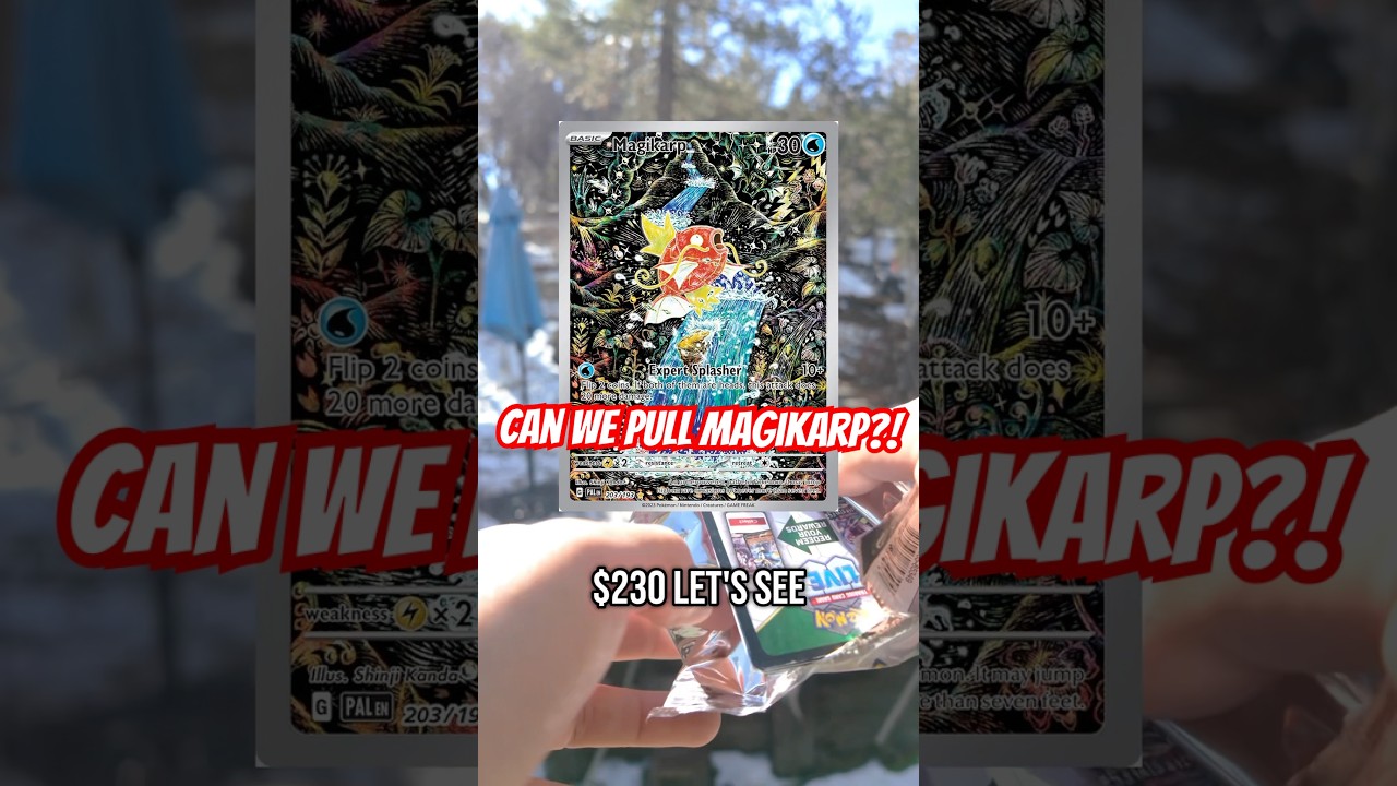 Can we pull Magikarp from Paldea Evolved?! #pokemon #pokecommunity #paldeaevolved #magikarp
