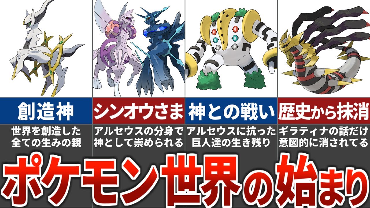 【全てはここから始まった】シンオウ神話について徹底解説してみた【DPPt＋LEGENDS アルセウス】