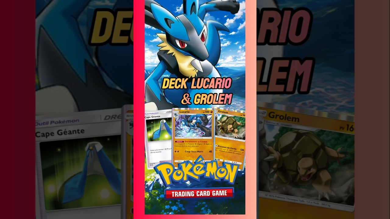 Deck Grolem & Lucario #pokemon #pokemontcg #pokemongo #pokemoncards