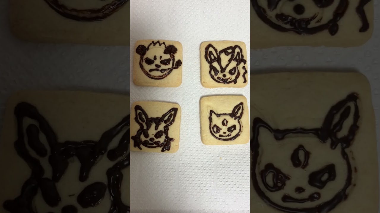 ポケモンお絵描きクッキー描いてみた #shorts