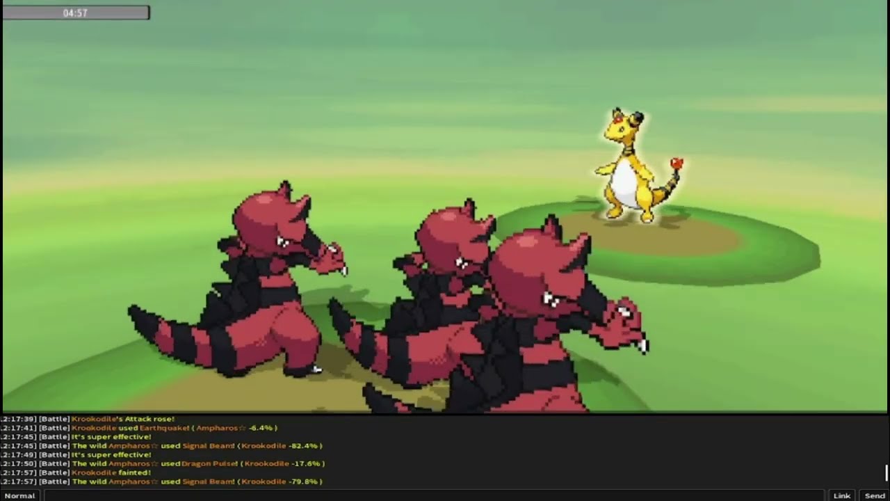 Ampharos Raid#6 LNY PokeMMo 2025 4 Drill on it