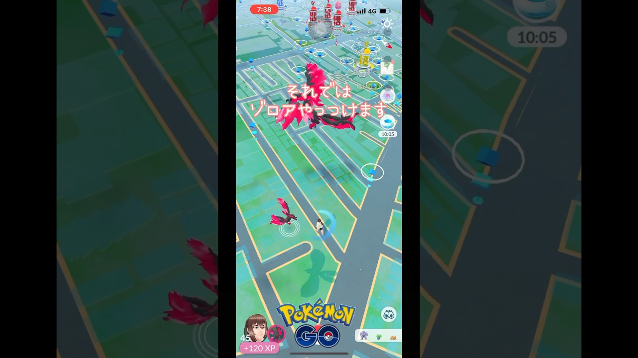 【ポケモンGO】おさんぽおこうでまたゾロアがでた#shorts