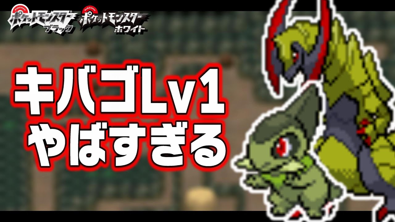 キバゴLv1が最初のポケモンだったら【1匹縛り旅】【オノノクス/オノンド】