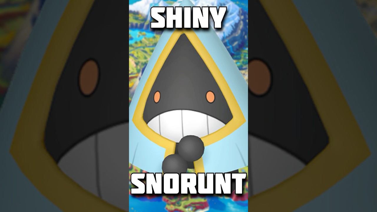 SHINY SNORUNT IN POKÉMON SCARLET AND VIOLET! #shorts #shinypokemon