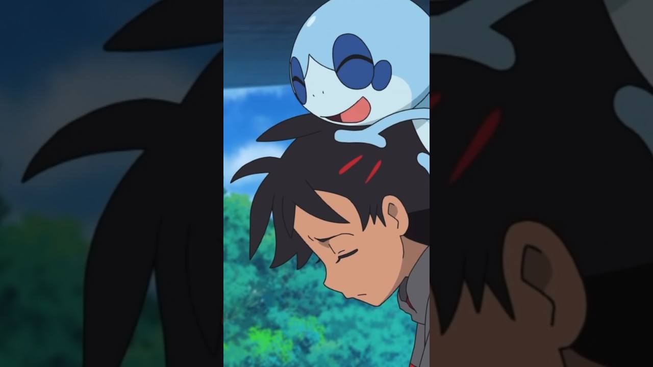 なぐさめてくれるメッソン🥺#アニポケ #メッソン #anipoke #pokemon