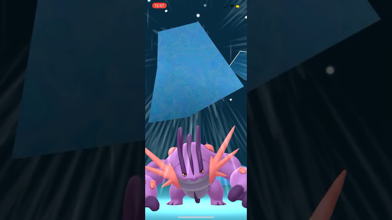 MEGA EVOLVING SHINY SWAMPERT  IN POKEMON GO!!! #pokemongo #megaevolve #shinypokemon #swampert
