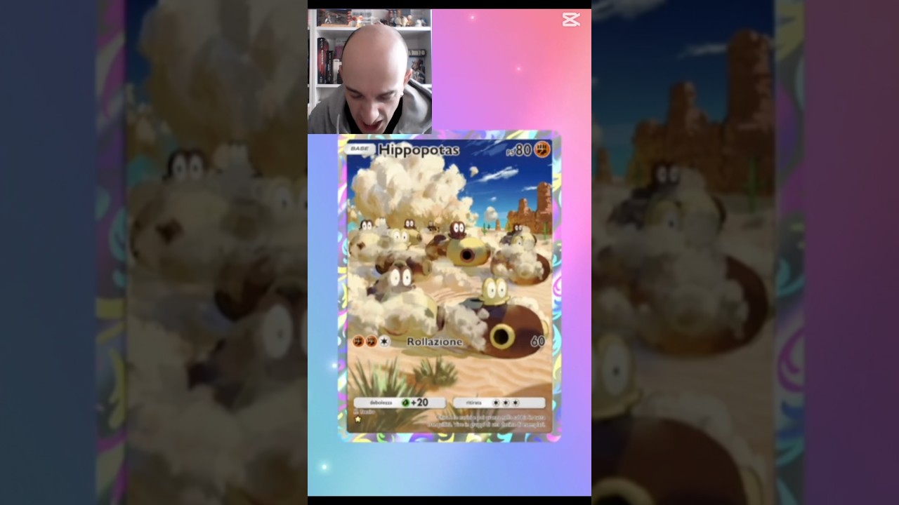 Trovo la Full Art di Hippopotas in live! SBUSTO MITICO! #pokemontcgpocket #hippopotas #fullart