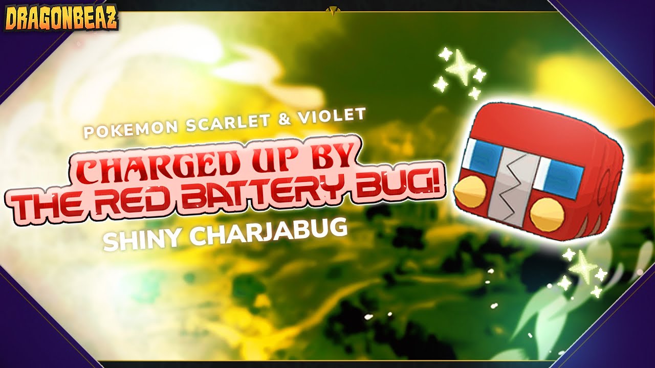Charged Up By The Red Battery Bug! | Shiny Charjabug in Pokemon Violet #shinypokemon #shiny