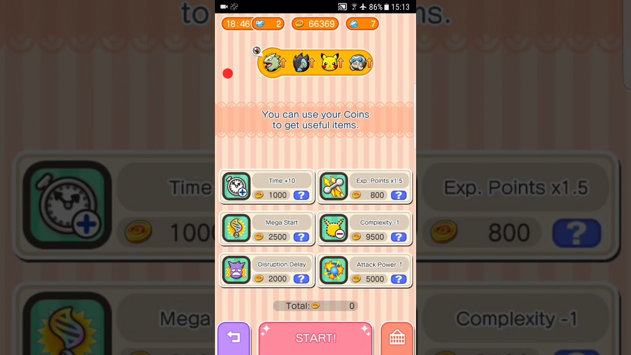 Pokemon Shuffle Mobile Shaymin (Sky Forme) S Rank ITEMLESS ポケとる スマホ版 シェイミ～スカイフォルム～ノーアイテム