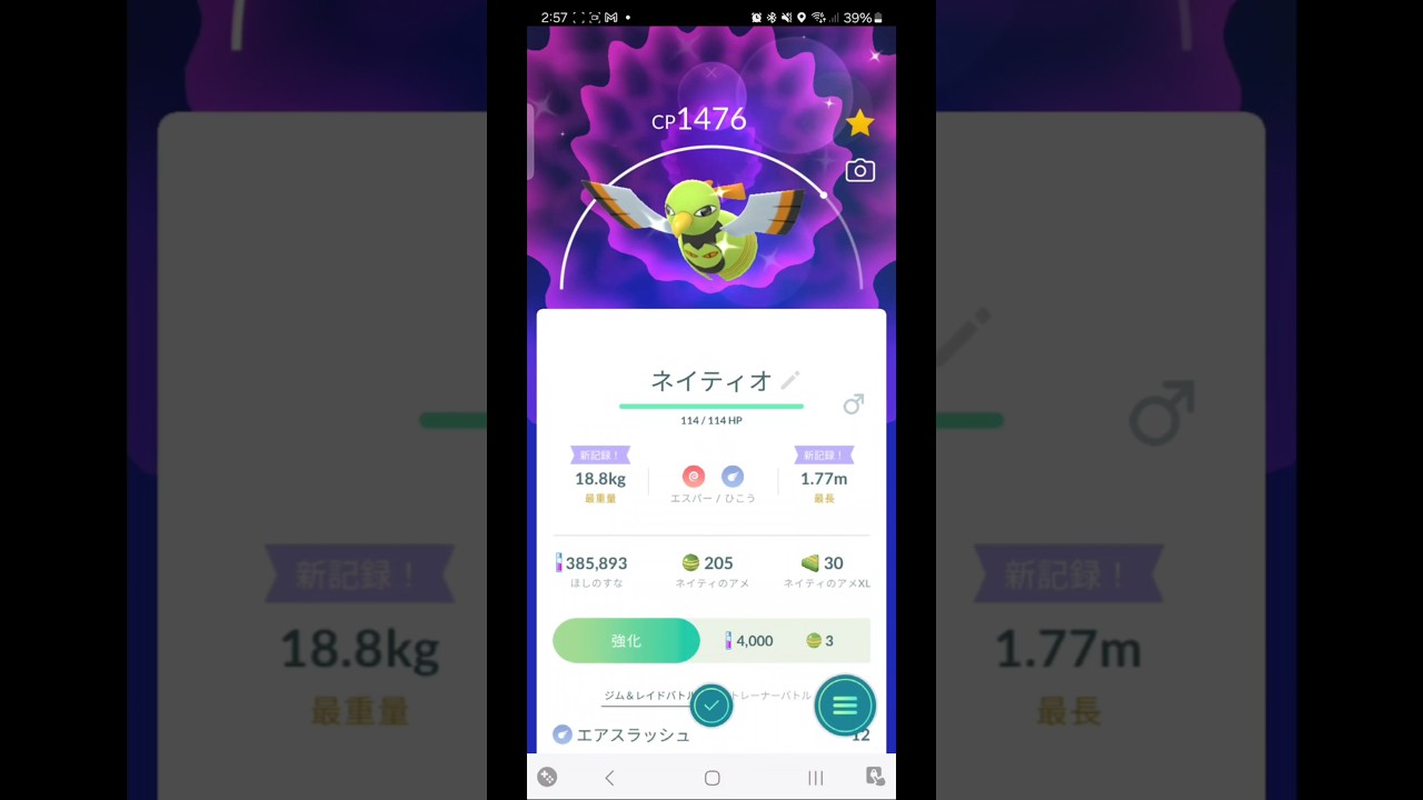 レアな色違い　ネイティ　ソルロック　ポケモンGO
