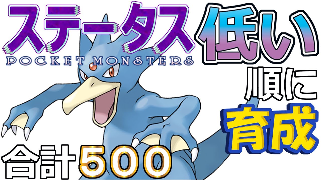 【ポケモンＳＶ全国編５９】ゴルダック【ステータス低い順に育成】