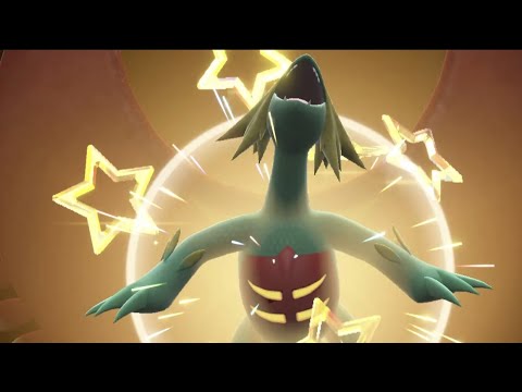 古代のボーマンダ！？トドロクツキ色違いすぐ出た！！！光るお守りなし！！ポケモン　スカーレットバイオレット　sv shiny Salamence scarlet violet Roaring Moon