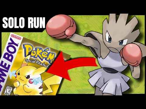 Pokemon Yellow: Hitmonchan Only Solo Run