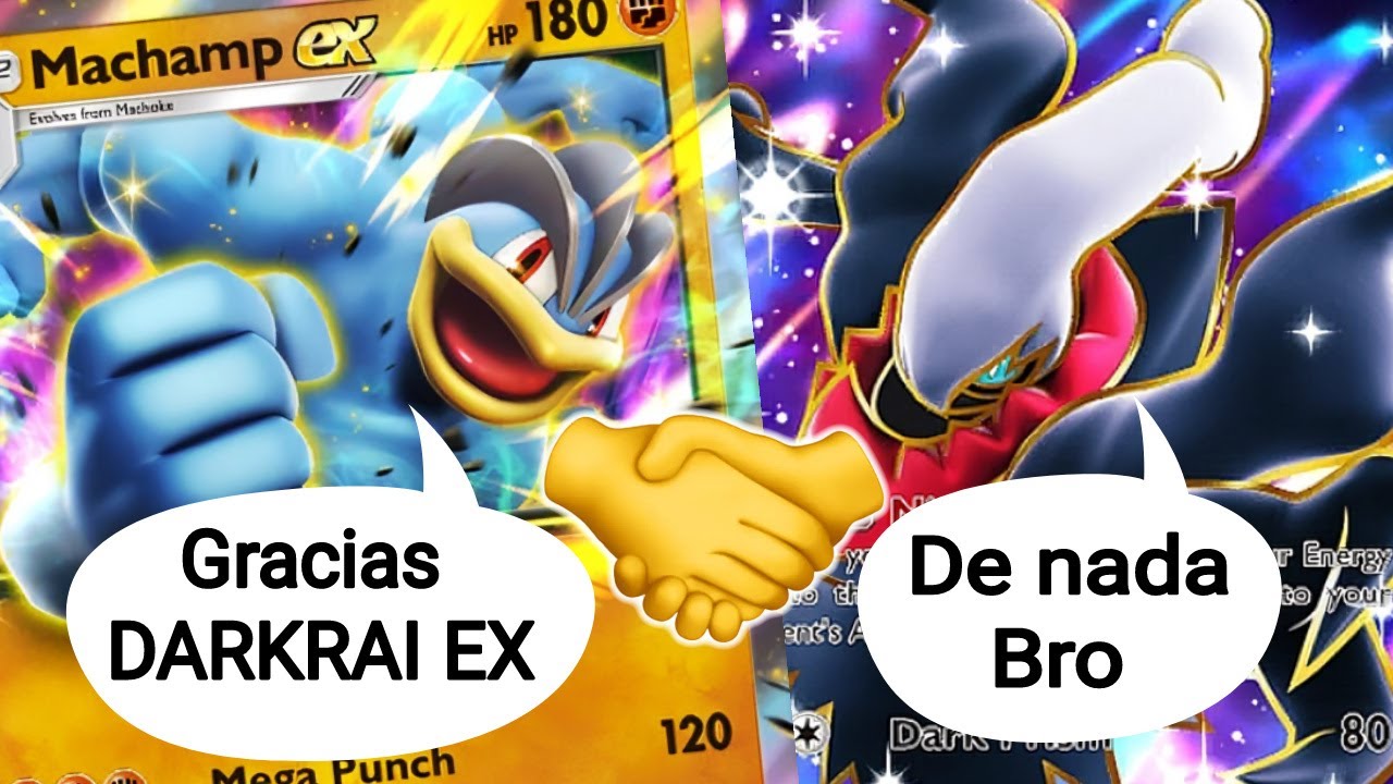 🤩 Ahora sí se puede usar Mazo de MACHAMP EX Gracias a DARKRAI EX | Pokemon Pocket