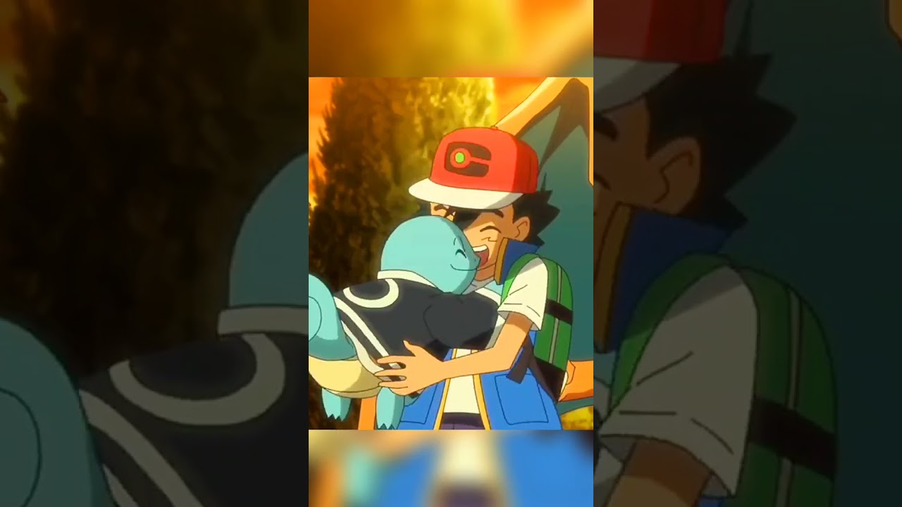 Squirtle's reunion with Ash #shorts #pokemon
