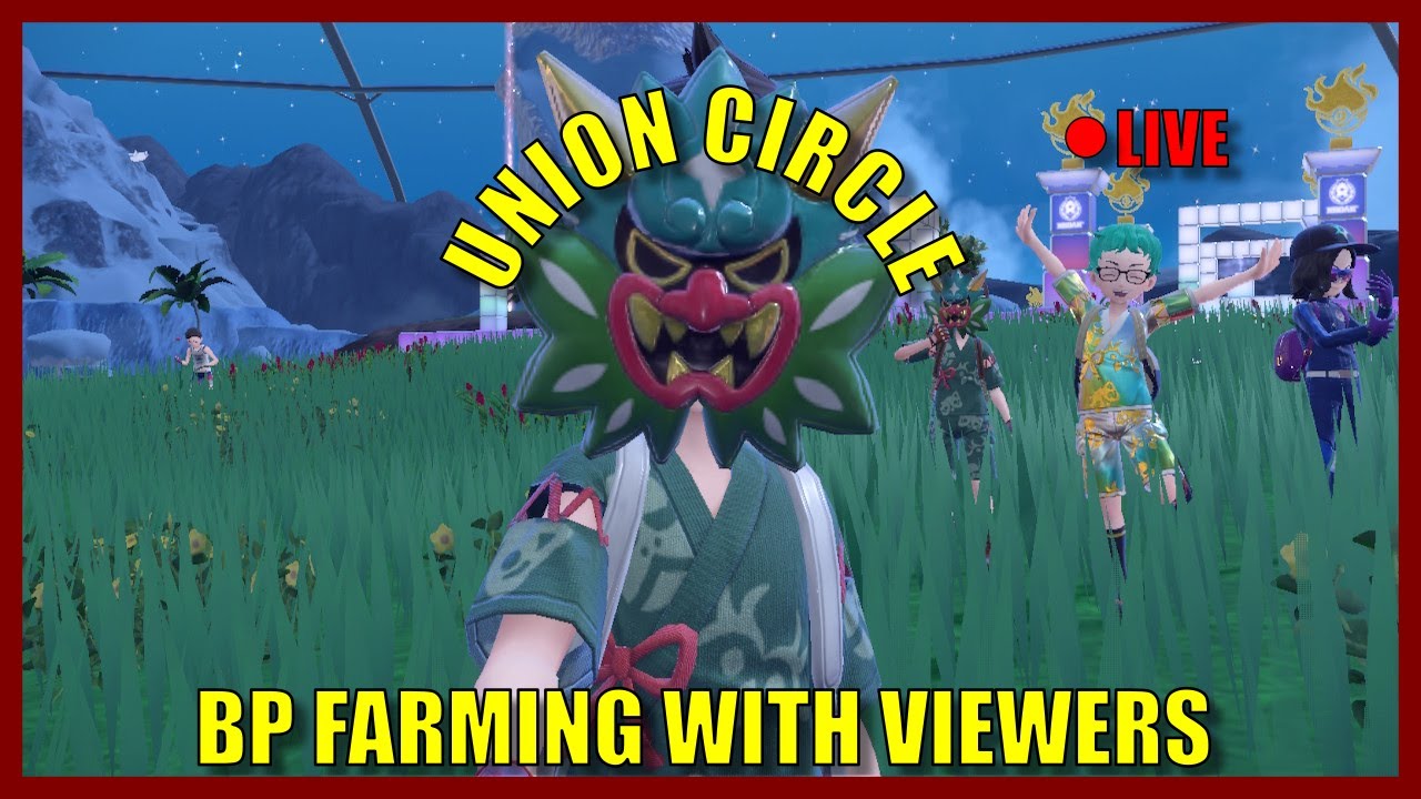 Union Circle BBQ's/BP Farming, Tera Raids and Shiny Meloetta Dex Entry help with viewers!