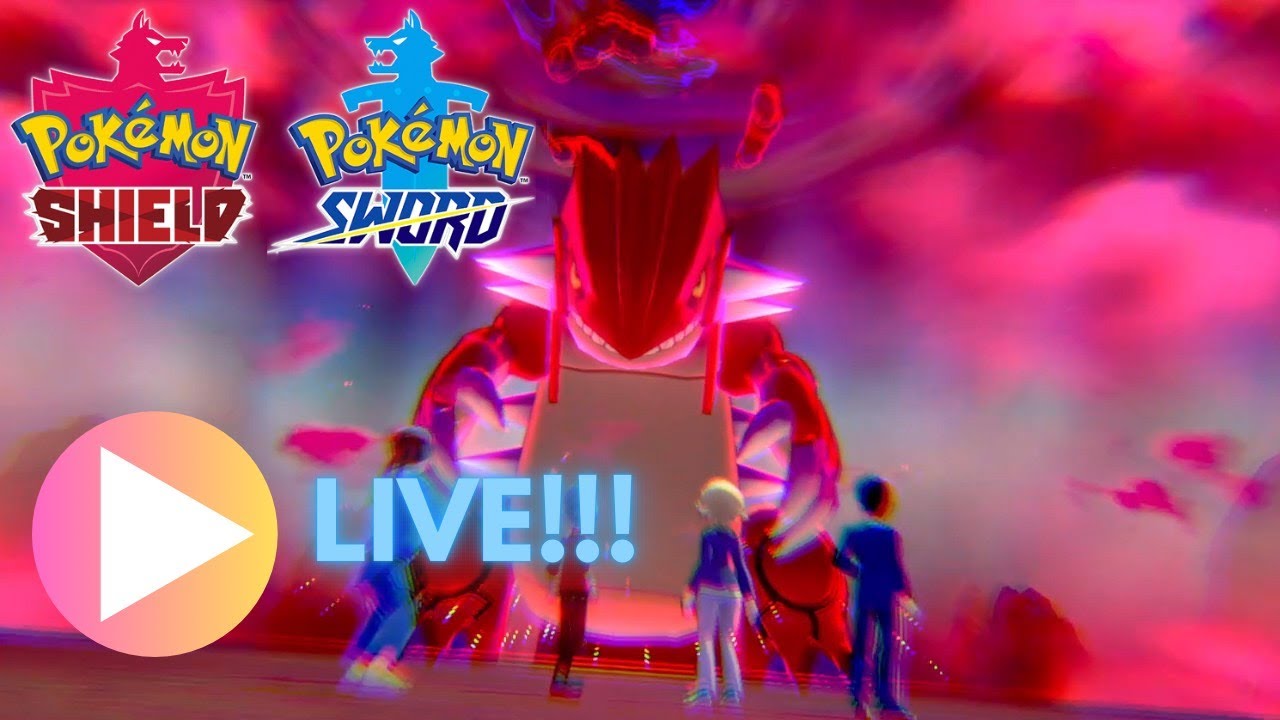 Shiny Hunting Groudon in Pokemon Sword and Shield LIVE!