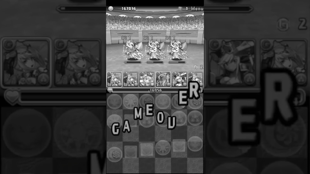 推しキャラ攻略で闘技場2のピィに負ける男 #shorts #パズドラ